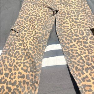 VIP High Rise Leopard Print Jeans